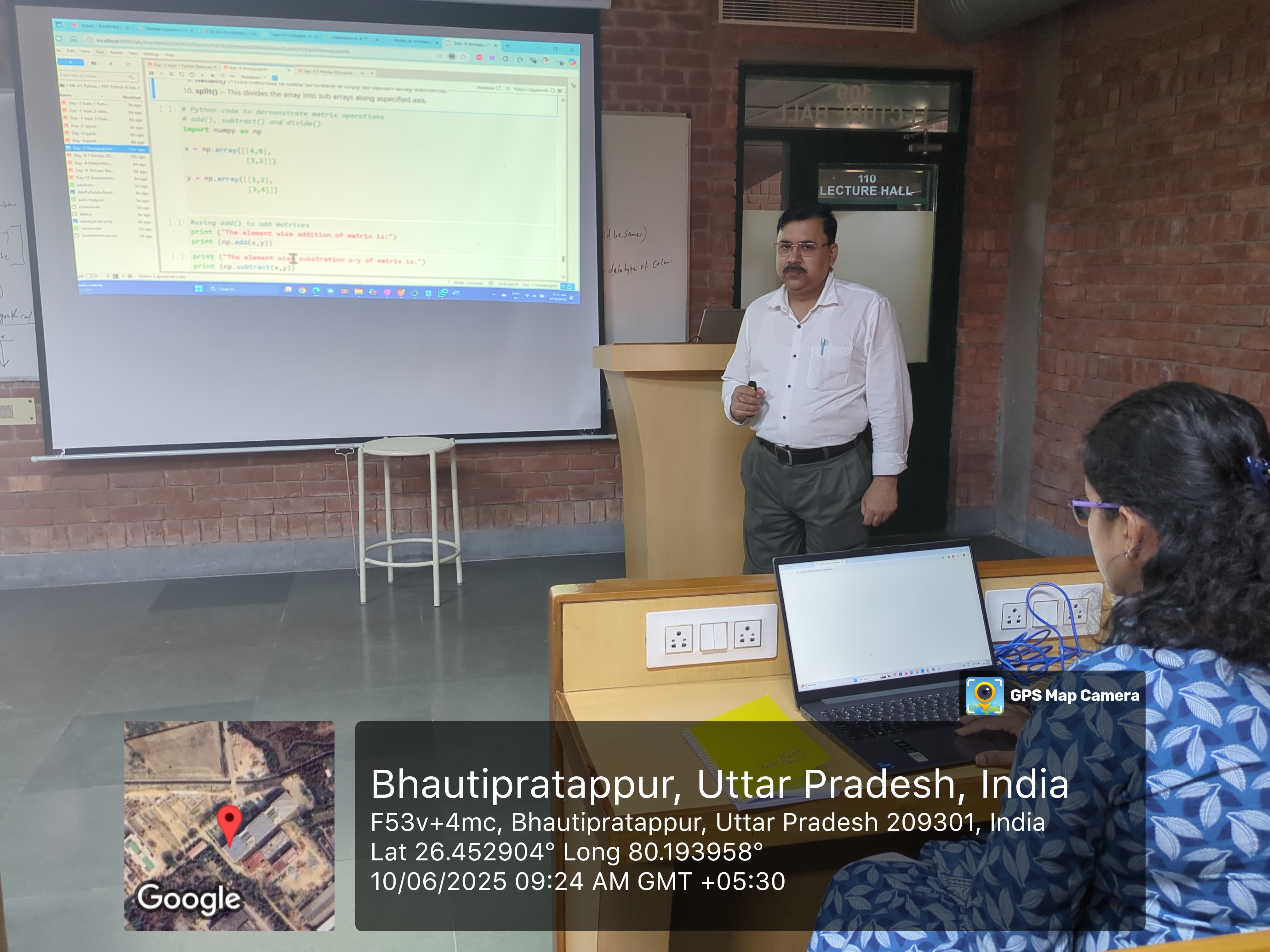 In response to the growing demand for data-driven teaching and research, PSIT College of Higher Education, Kanpur organized a comprehensive Faculty Development Programme (FDP) on Data Analytics Using Python from June 02ndto 13th, 2025. The FDP aimed to provide faculty members with foundational and advanced skills in Python programming, specifically for data analysis and interpretation.The week-long programme brought together faculty from diverse disciplines, reflecting the interdisciplinary relevance of Python in today’s academic and professional landscapes. Participants were introduced to key Python libraries such as NumPy, Pandas, Matplotlib, Seaborn, and Scikit-learn, empowering them to handle data preprocessing, statistical analysis, data visualization, and basic machine learning models.